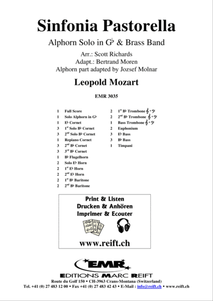 Sinfonia Pastorella Brass Band scores gallery preview page 2