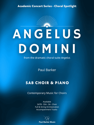 Angelus Domini (SAB Choir & Piano)