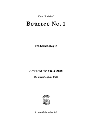 Chopin - Bourrée No.1 - Viola Duet