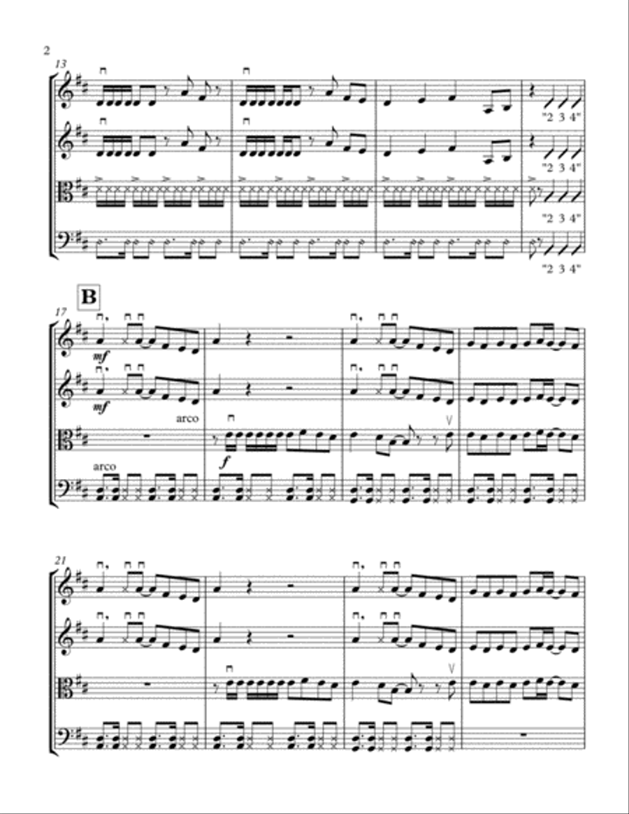 Best Day Of My Life Best Day Of My Life String Quartet scores gallery preview page 4