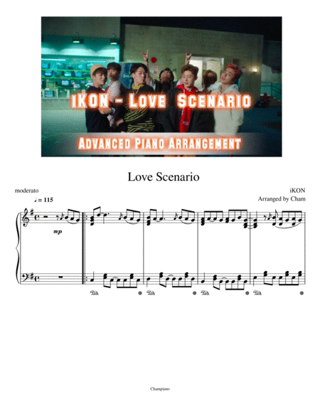 iKON - Love Scenario (Advanced Piano Solo Arrangement) image number null