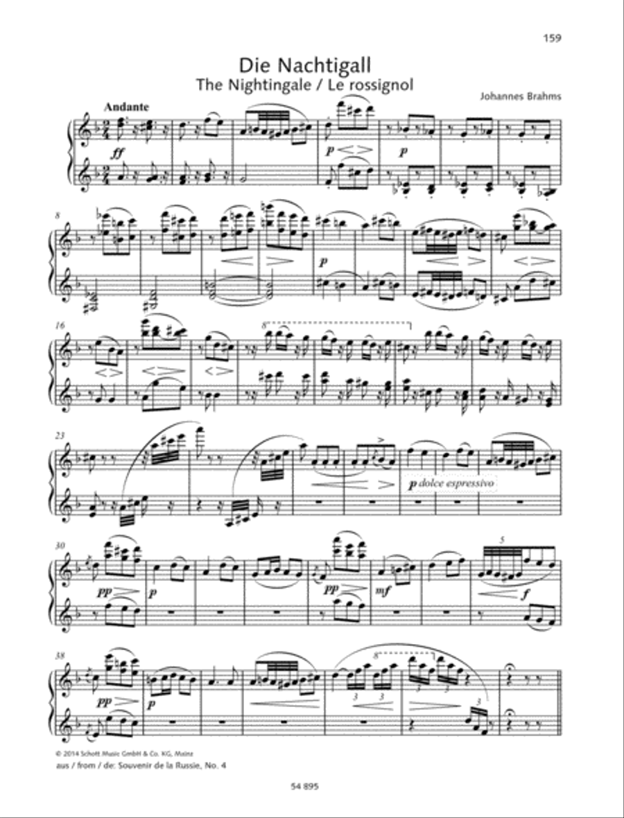 The Nightingale The Nightingale Piano Duet scores gallery preview page 2
