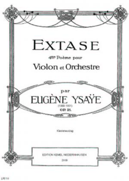 Extase : 4eme poeme pour violon et orchestre, op. 21 (Klavierauszug)