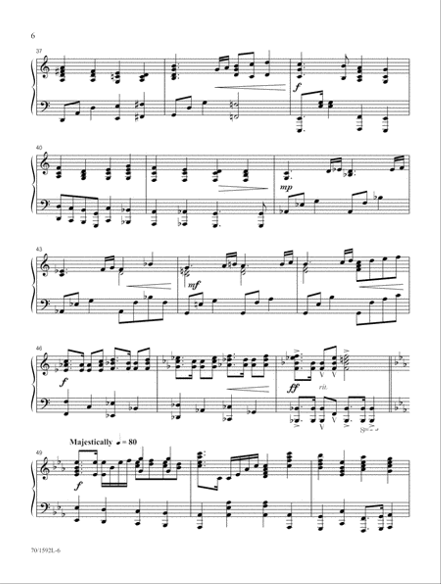 Resurrection Suite Piano Solo scores gallery preview page 6