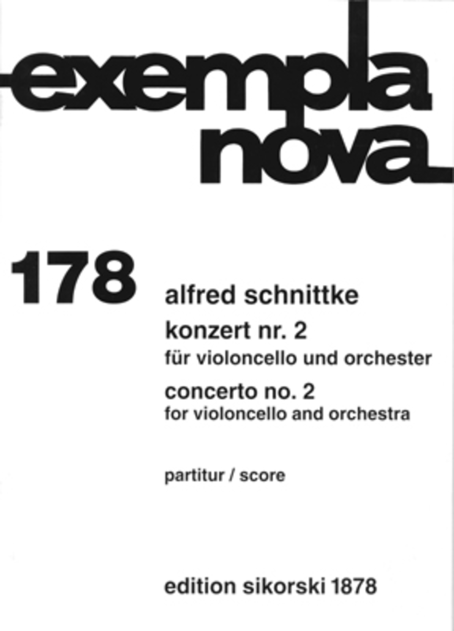 Concerto No. 2 for Cello and Orchestra Orchestra scores gallery preview page 1