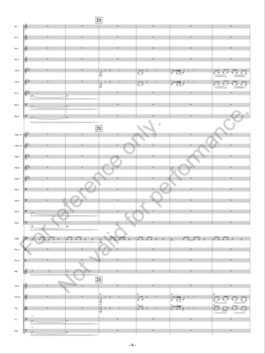 Red Concert Band scores gallery preview page 7