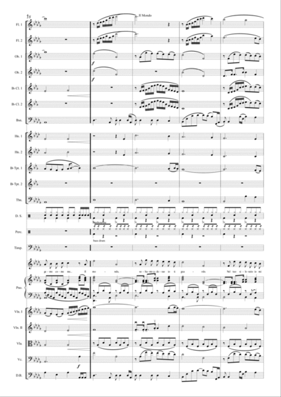 Il Mondo Full Orchestra scores gallery preview page 5
