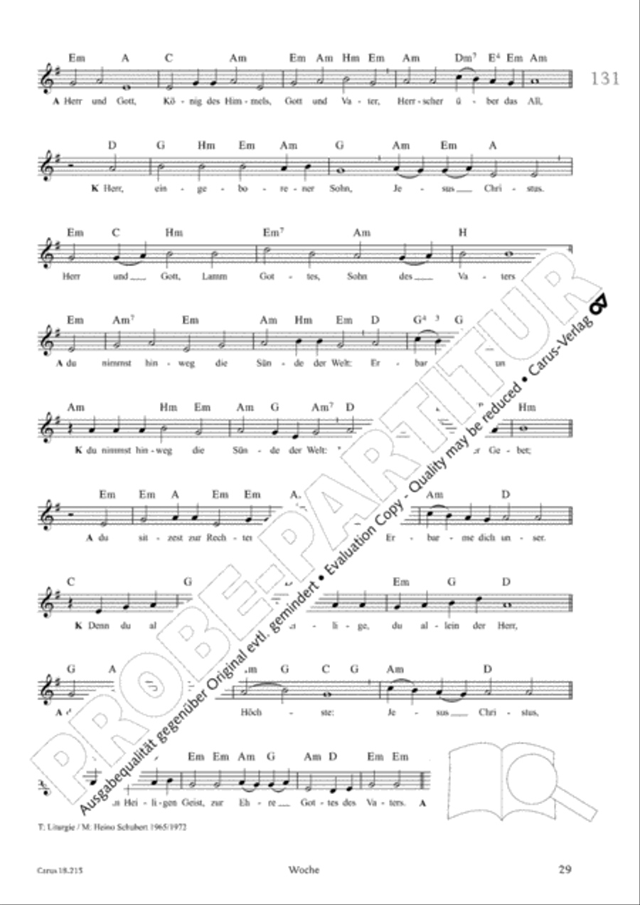 Gitarrenbuch zum Gotteslob Guitar scores gallery preview page 28