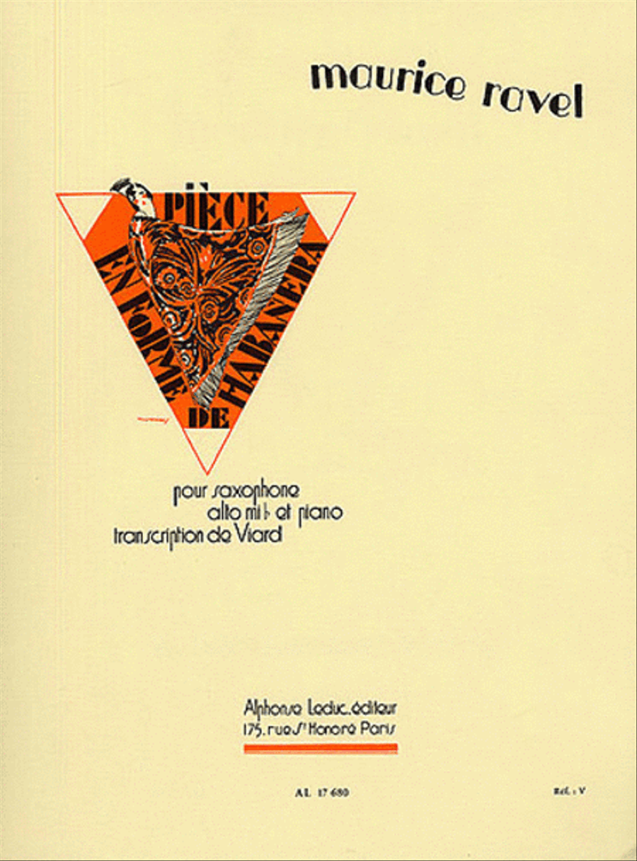 Pièce en Forme de Habanera Alto Saxophone scores gallery preview page 1