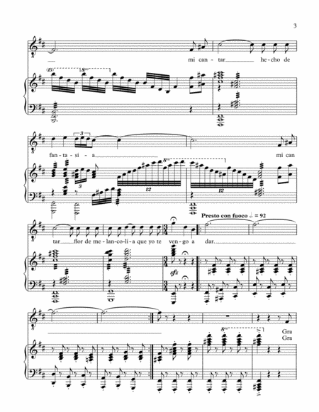 Granada - Fantasía Española for Voice & Piano
