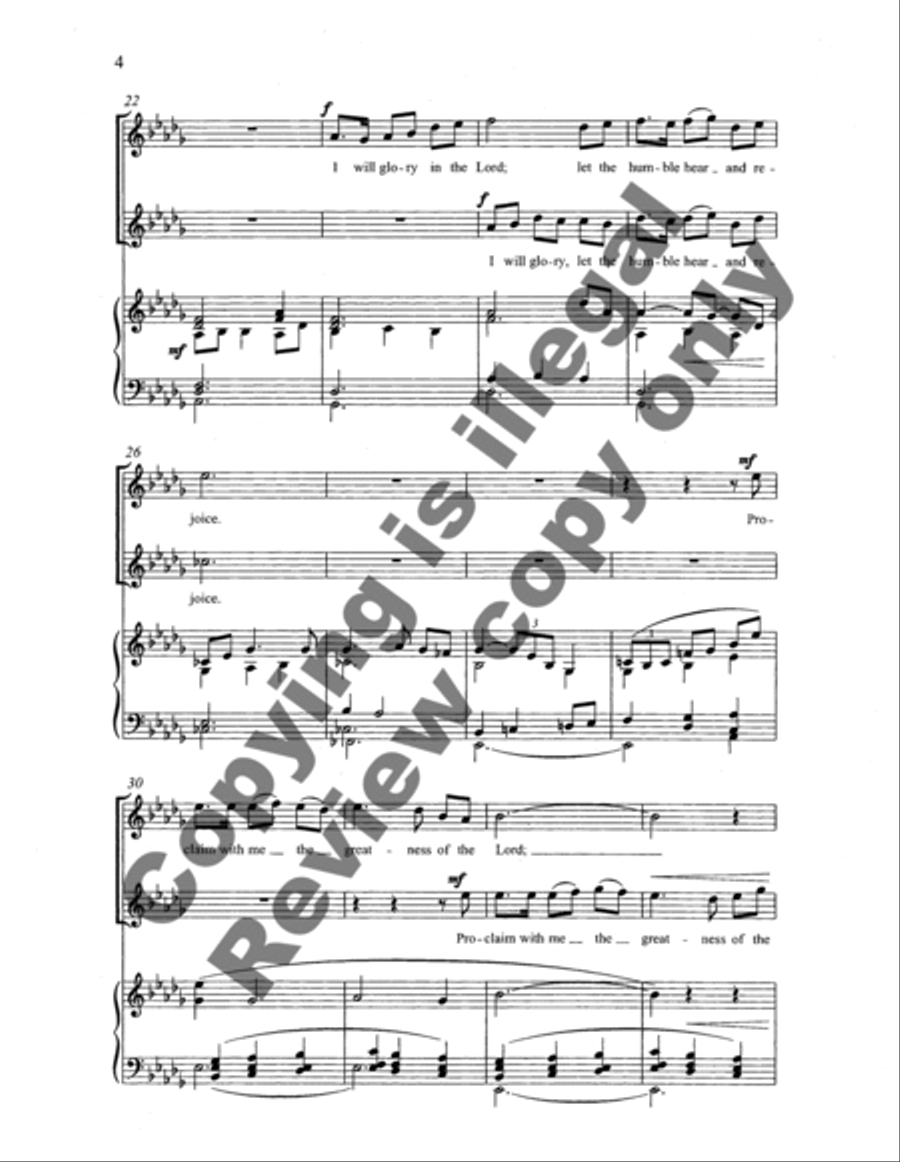 Psalm 34 3-Part scores gallery preview page 9
