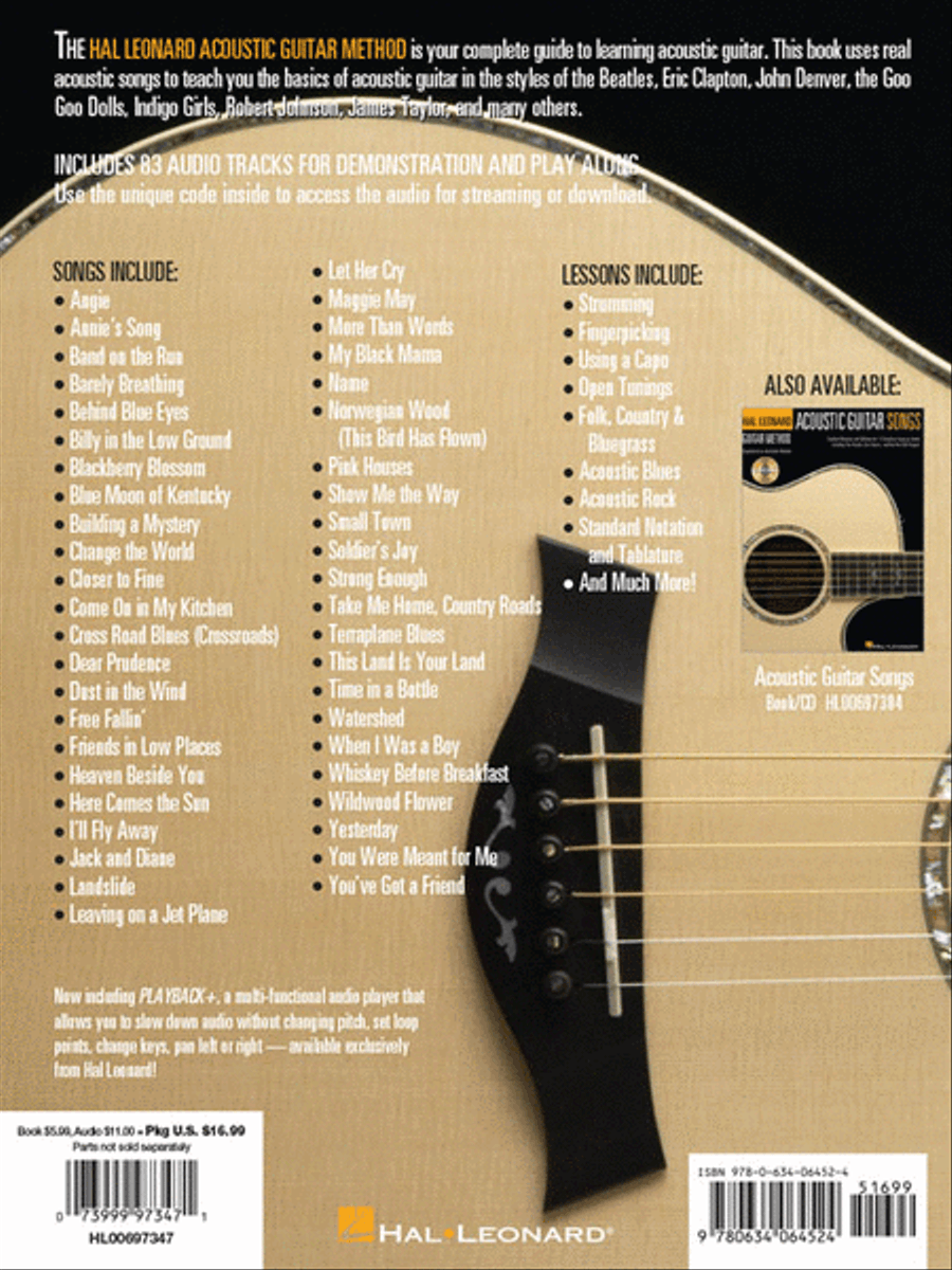 The Hal Leonard Acoustic Guitar Method Acoustic Guitar scores gallery preview page 6
