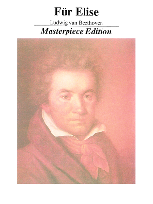Book cover for Für Elise Masterpiece Edition Piano Solo