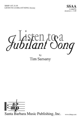 Book cover for Listen to a Jubilant Song - SSAA Octavo