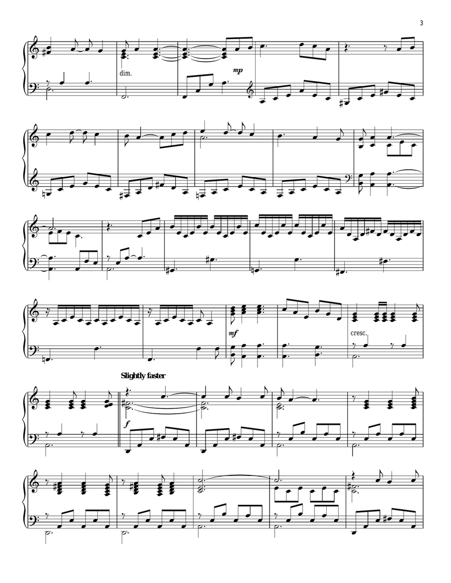 Stairway To Heaven Piano Solo scores gallery preview page 3