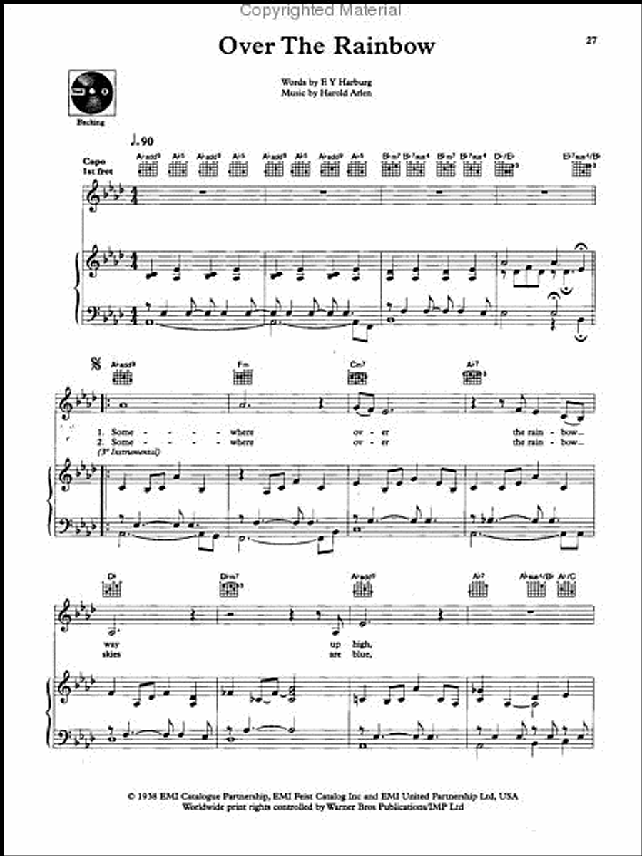 You're the Voice -- Eva Cassidy Piano, Vocal, Guitar scores gallery preview page 2