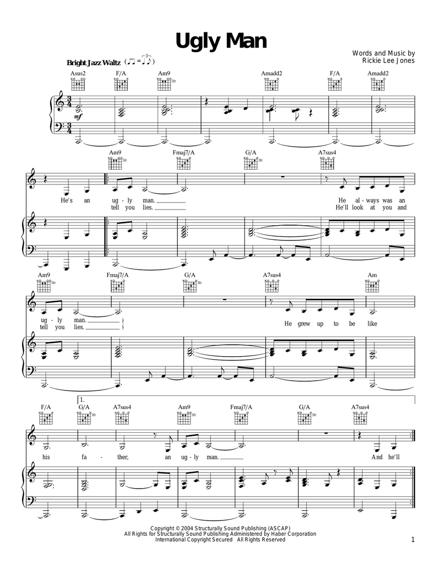 Ugly Man Acoustic Guitar scores gallery preview page 1