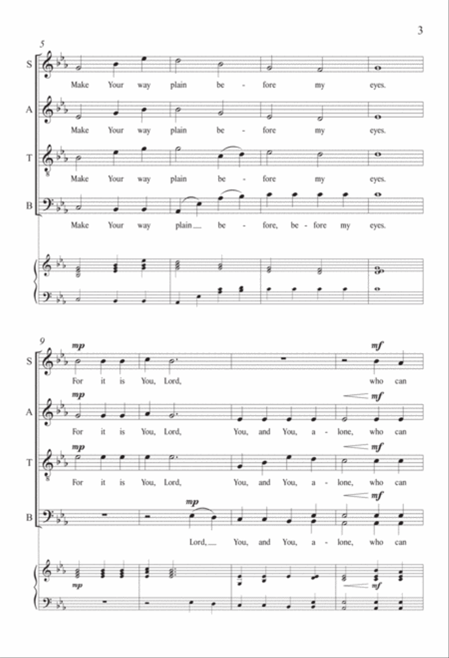 A Prayer of Compassion Divisi scores gallery preview page 3
