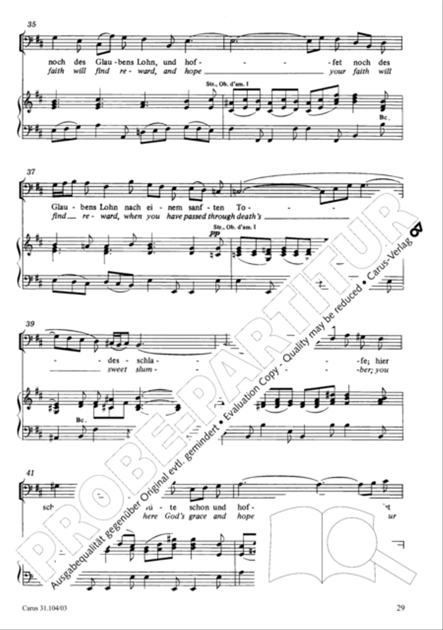 O shield of Israel, hear us (Du Hirte Israel, hore) TB scores gallery preview page 30