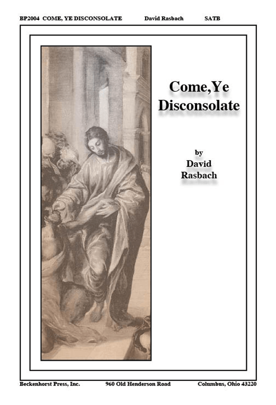Come, Ye Disconsolate 4-Part scores gallery preview page 1