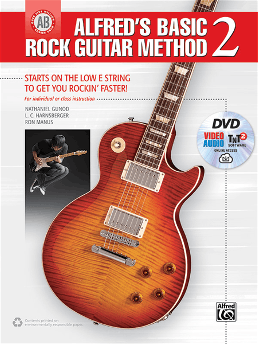 Alfred's Basic Rock Guitar Method, Book 2 Easy Guitar scores gallery preview page 1
