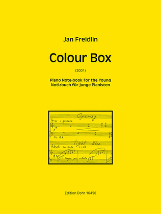 Colour Box für Klavier (2001) -Piano Note-book for the Young-