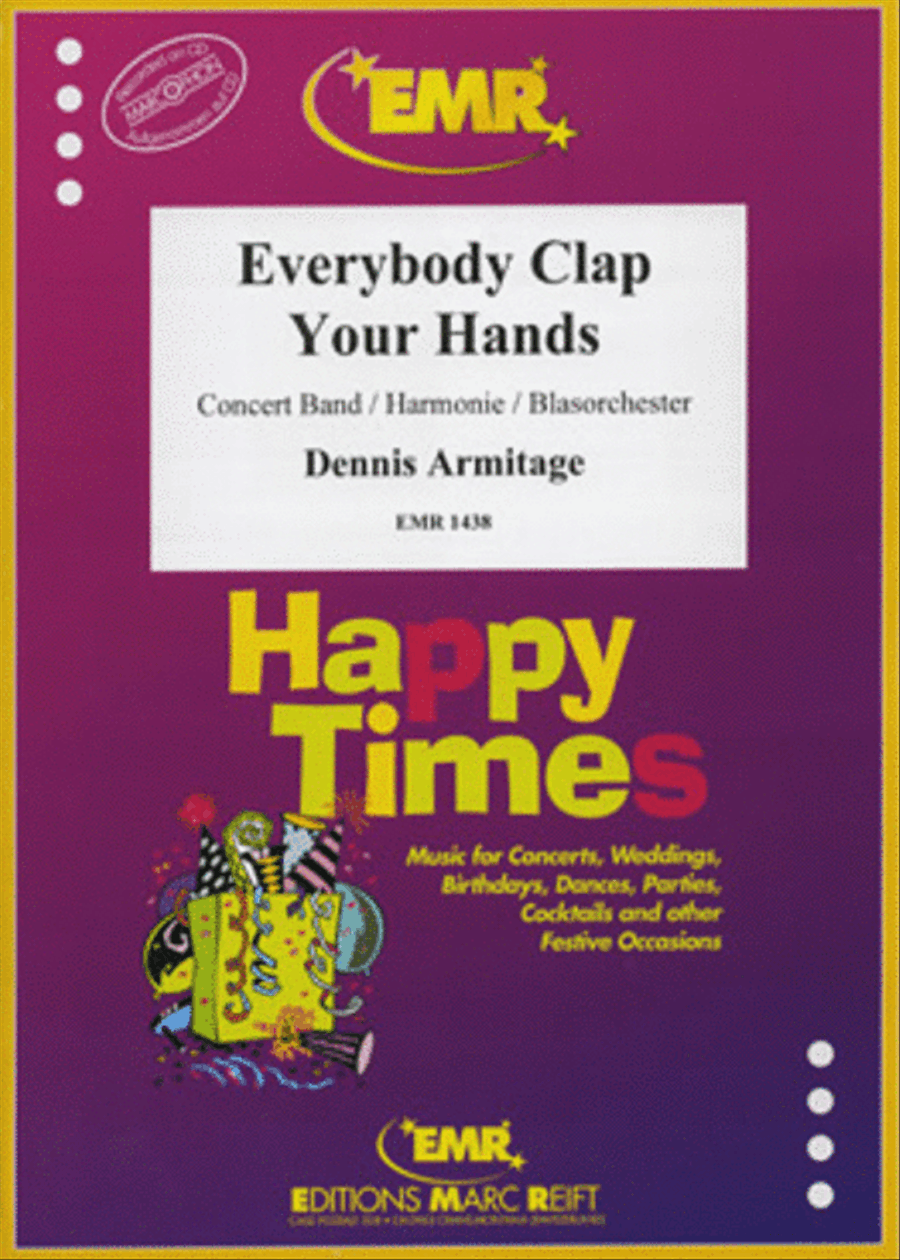 Everybody Clap Your Hands Concert Band scores gallery preview page 1