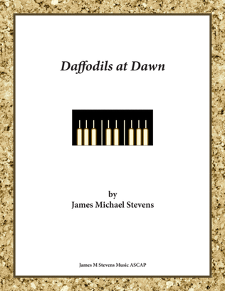 Book cover for Daffodils at Dawn - Piano Composition