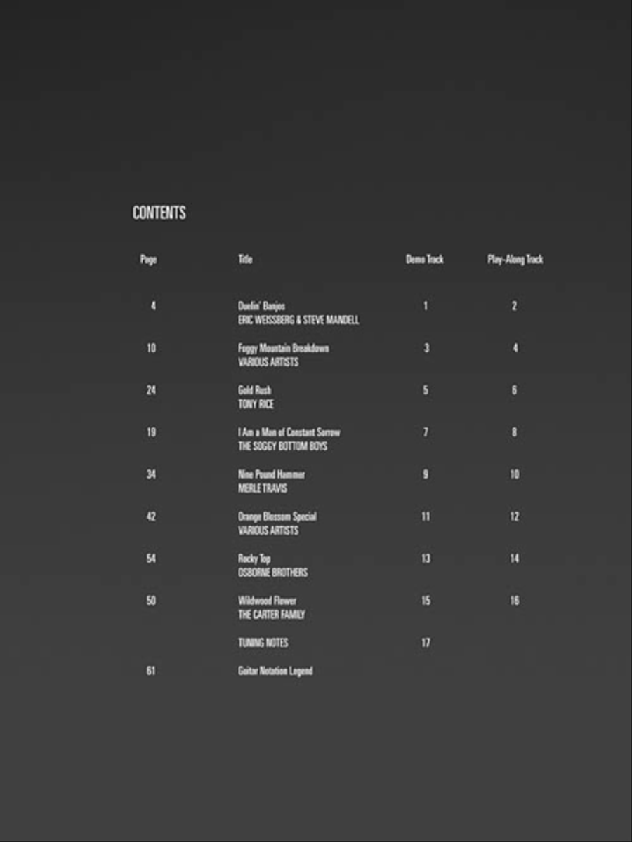Bluegrass Acoustic Guitar scores gallery preview page 4