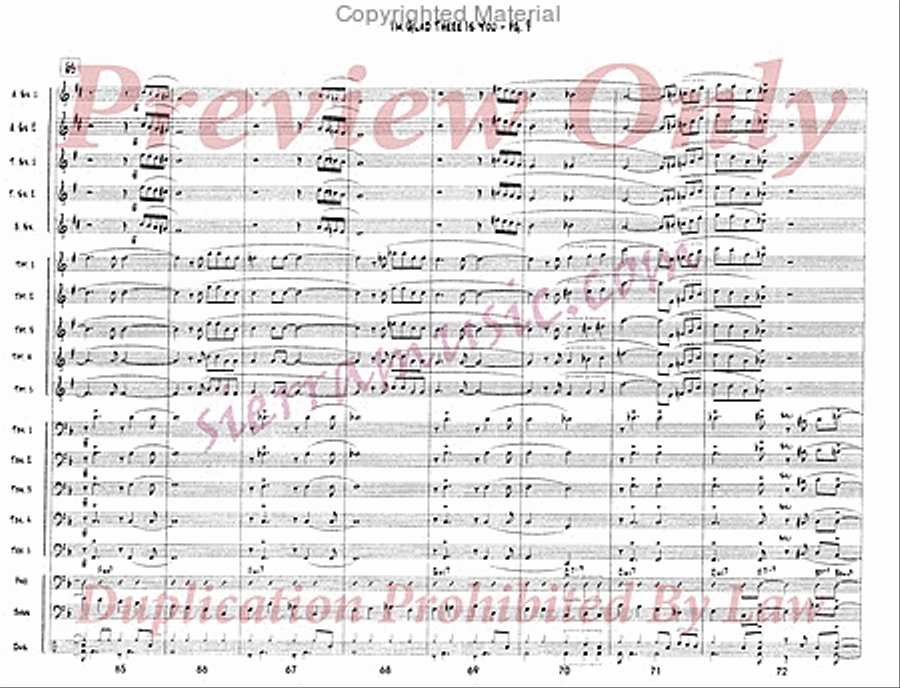I'm Glad There Is You Jazz Ensemble scores gallery preview page 10