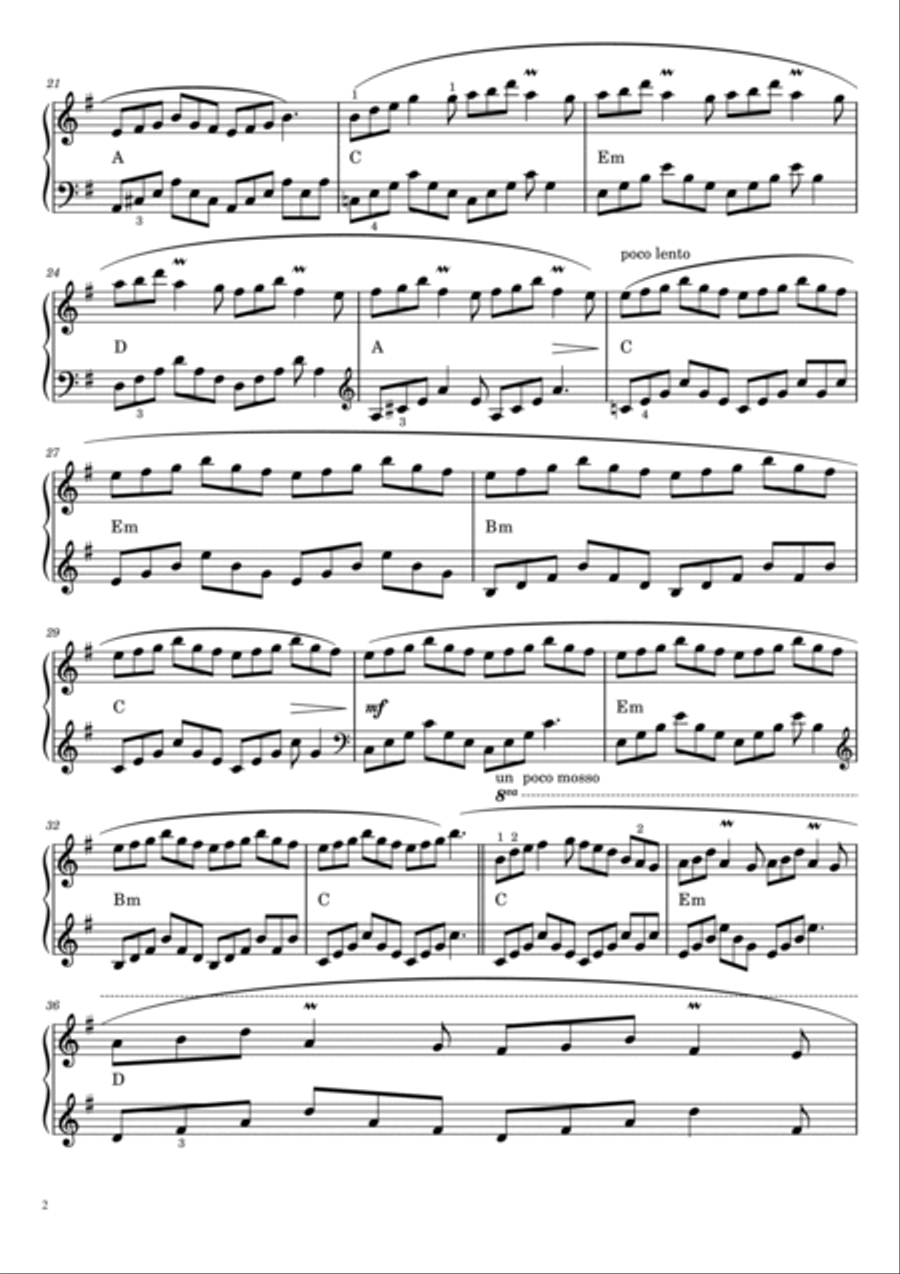 Solas Piano Solo scores gallery preview page 2