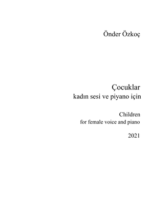 Children for Female Voice and Piano