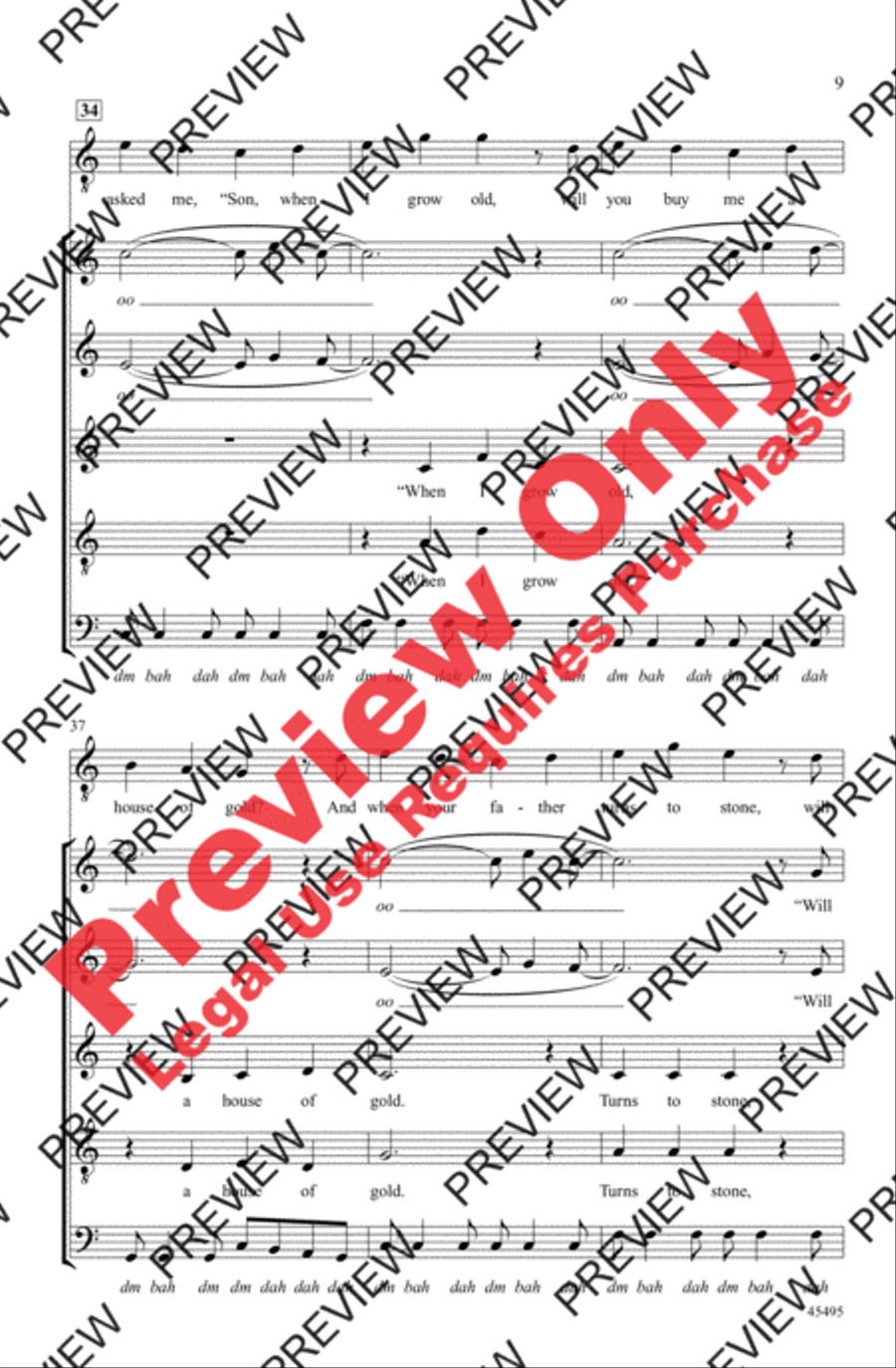 House of Gold House of Gold 4-Part scores gallery preview page 8