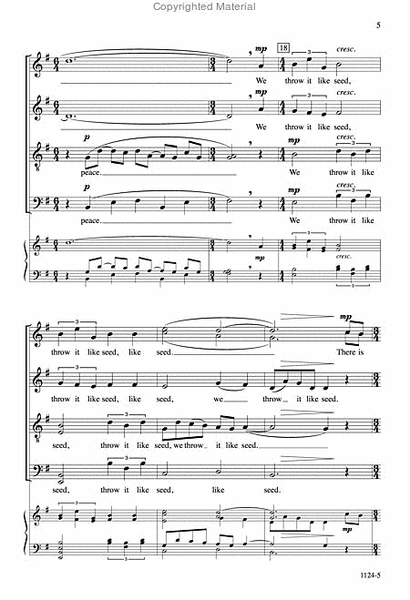 We Carry Peace - SATB Octavo image number null