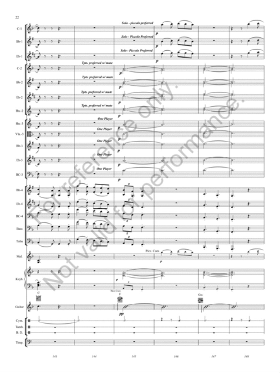 Fantasia on the Dargason (from Second Suite in F, Mvt. IV) Concert Band scores gallery preview page 21