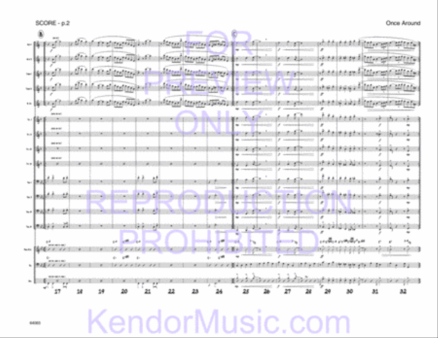 Once Around Jazz Ensemble scores gallery preview page 5