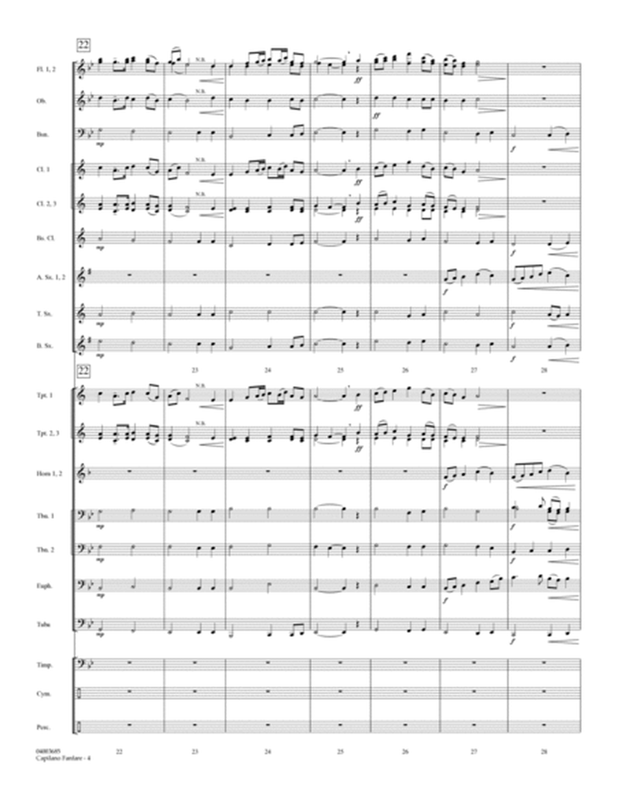 Capilano Fanfare (Digital Only) - Conductor Score (Full Score)