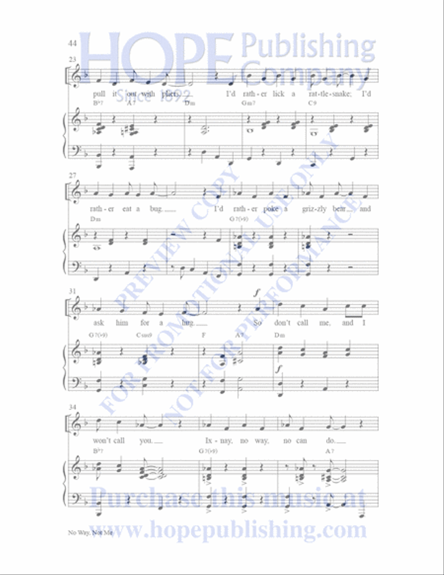 Sailor's Bible Children's Choir scores gallery preview page 45