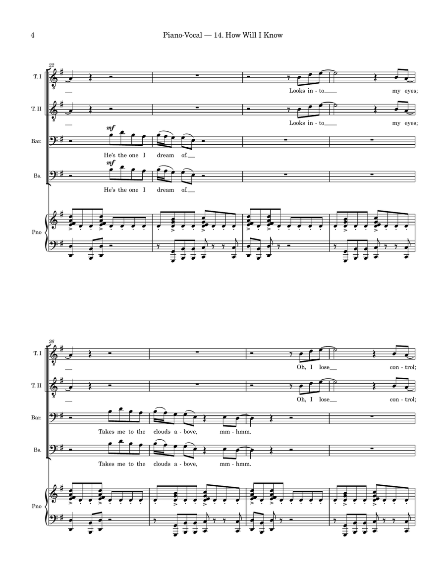 How Will I Know TTBB scores gallery preview page 4