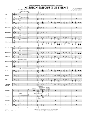 Mission: Impossible Theme - Full Score