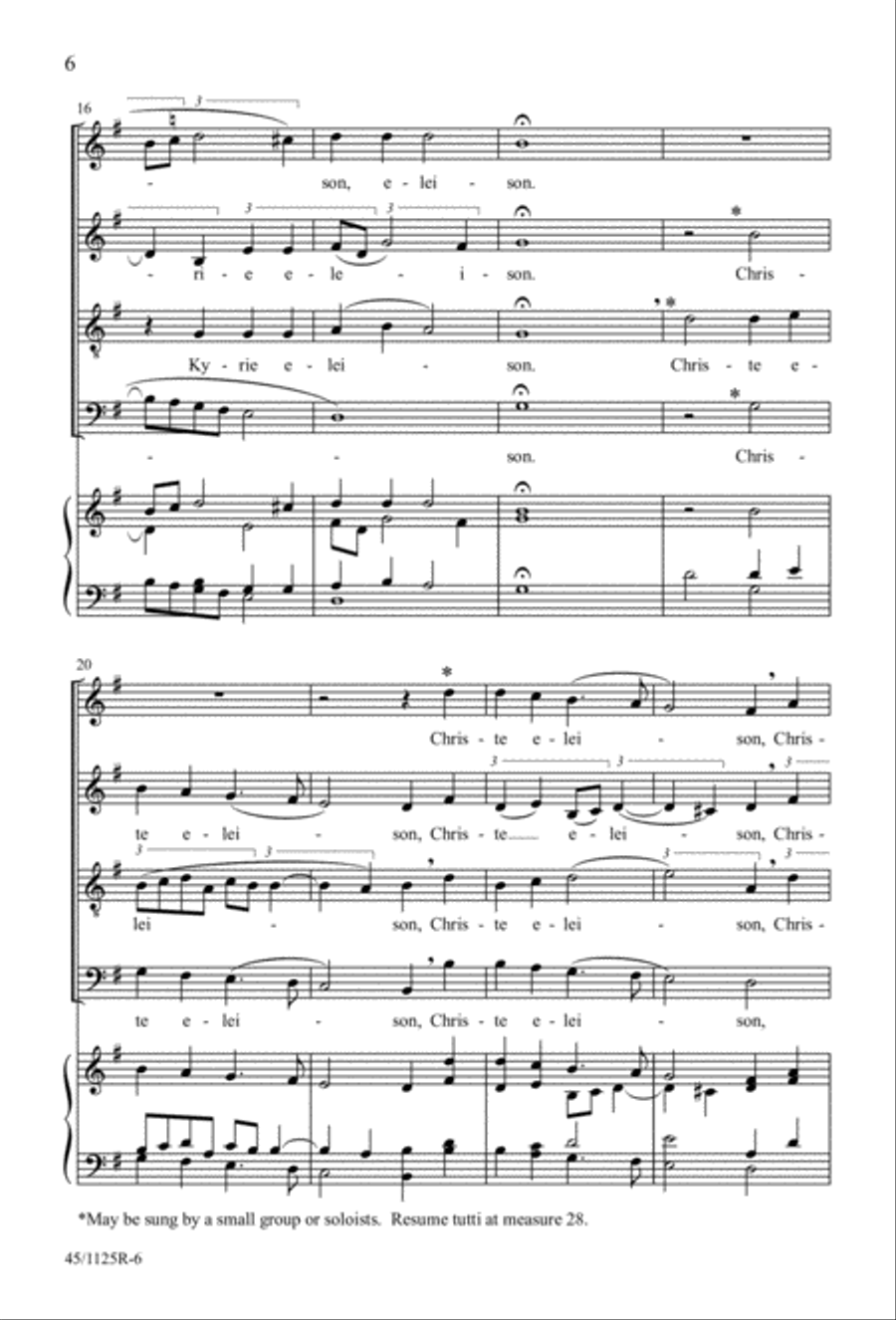 Missa super Dixit Maria Missa super Dixit Maria 4-Part scores gallery preview page 8
