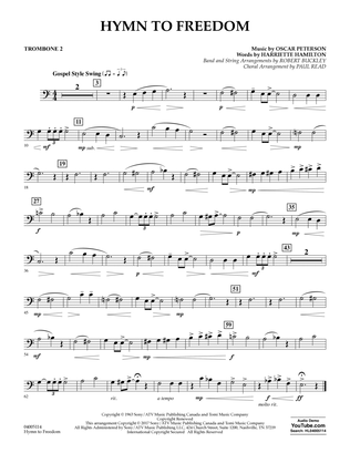 Hymn to Freedom - Trombone 2