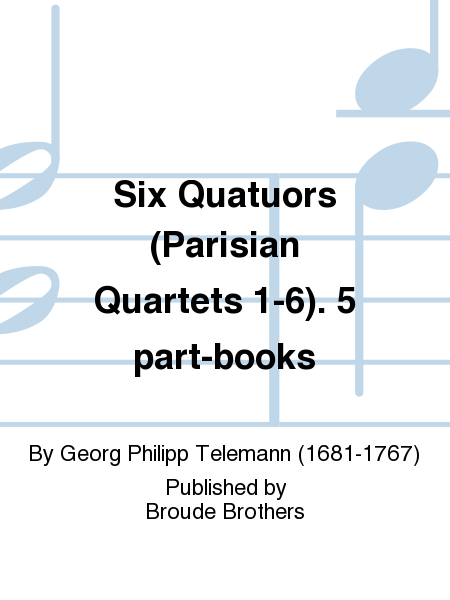 Six Quatuors (Paris Qts 1-6). PF 223.
