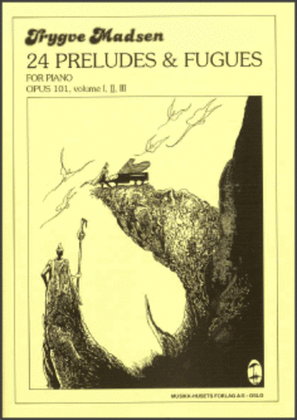 Book cover for 24 Preludes and Fugues 2 Op. 101 Vol. 2