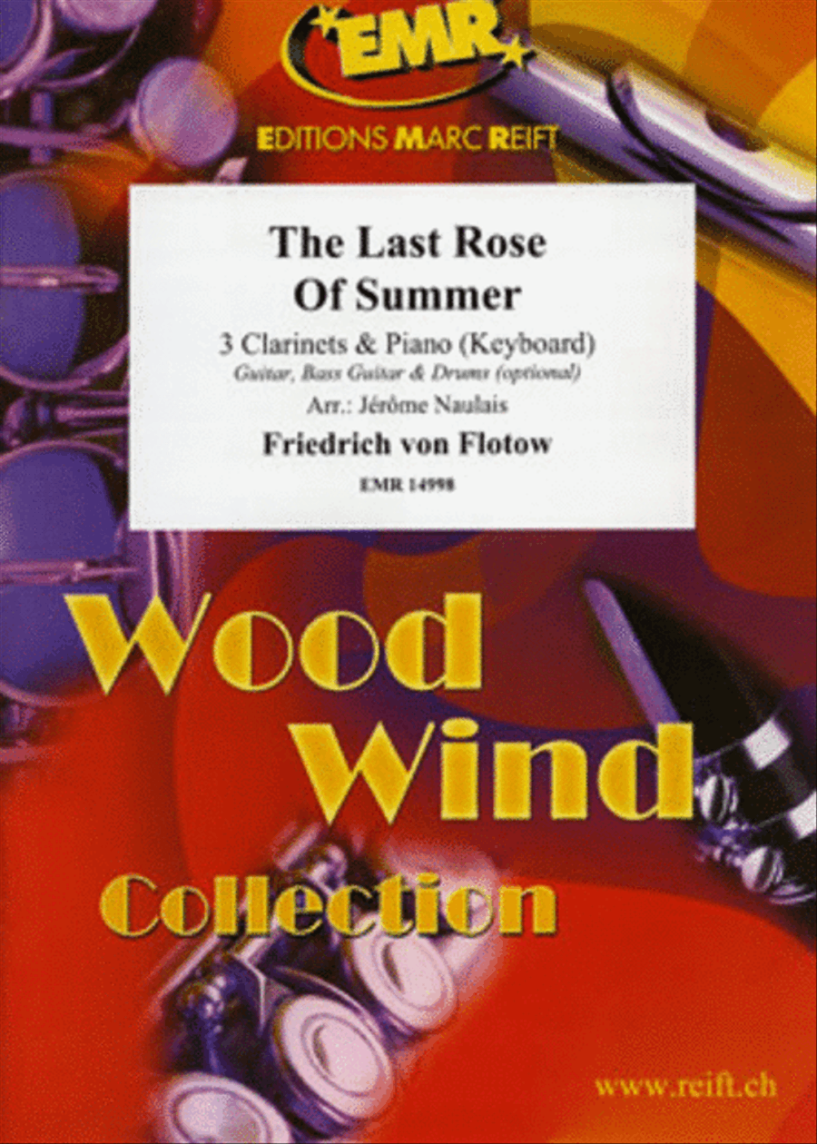 The Last Rose Of Summer Clarinet scores gallery preview page 1