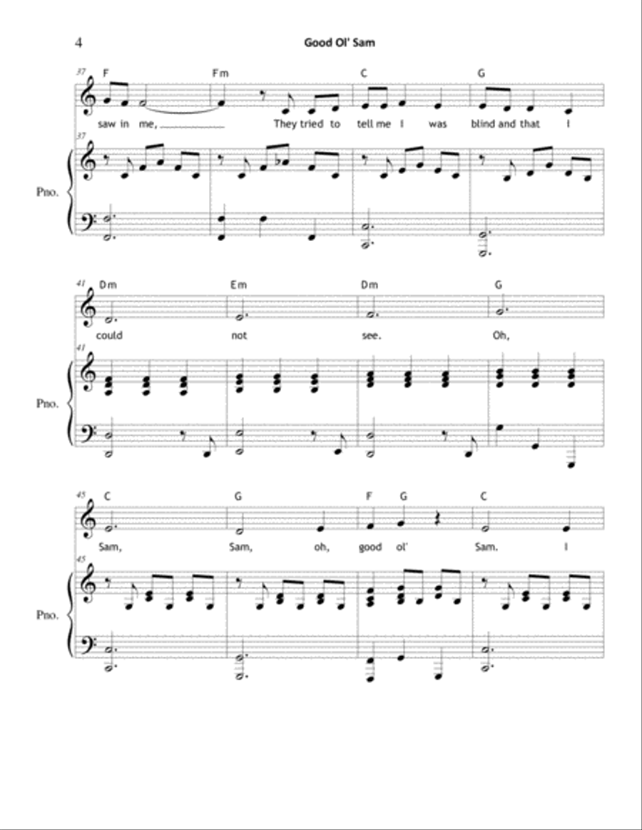Good Ol' Sam 3-Part scores gallery preview page 4
