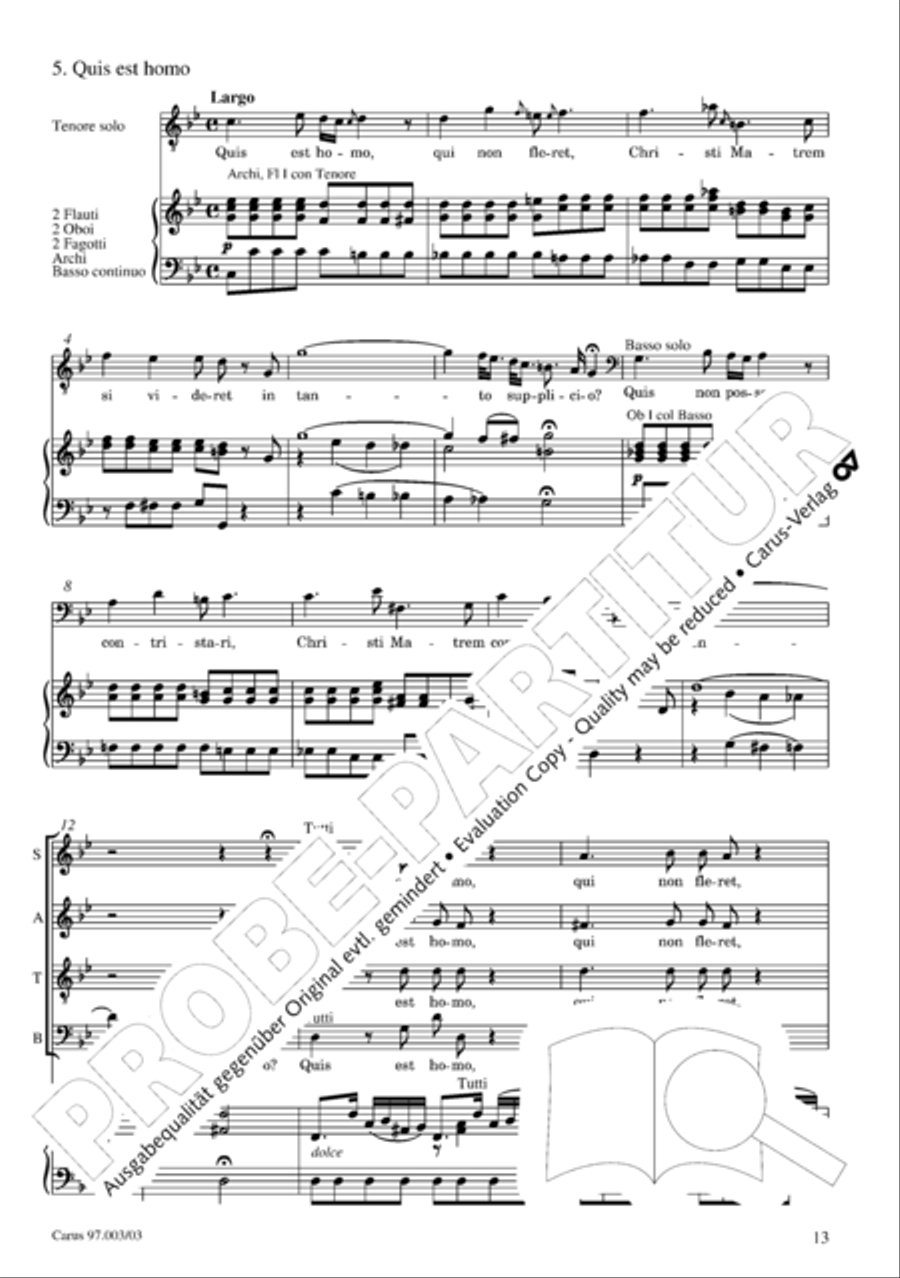 Stabat mater Stabat mater 4-Part scores gallery preview page 14