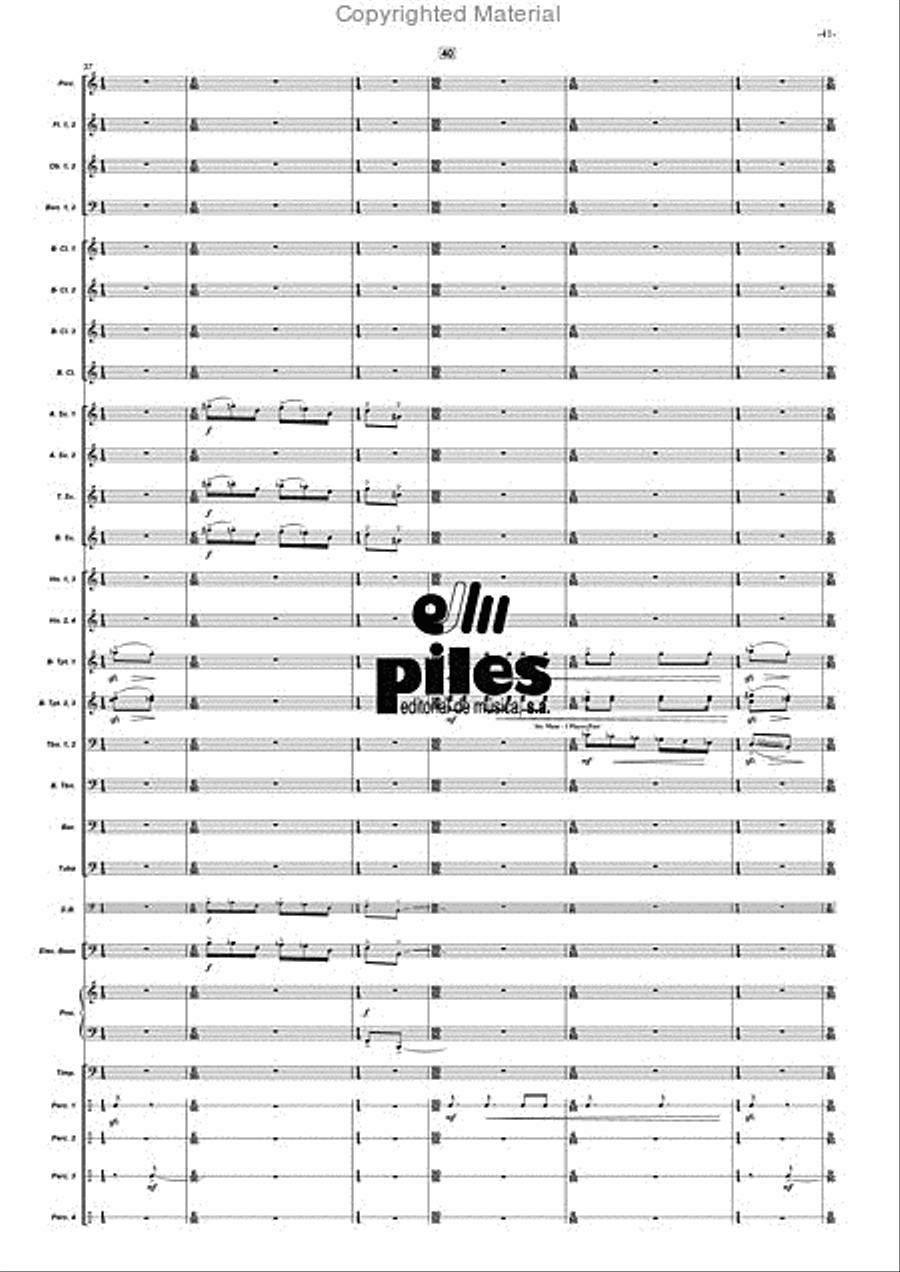 Duende Duende Concert Band scores gallery preview page 42
