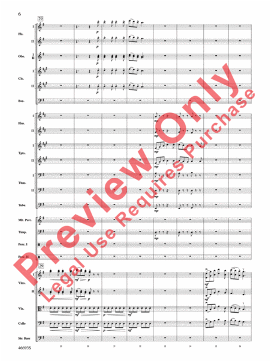 Suite of Carols Full Orchestra scores gallery preview page 7