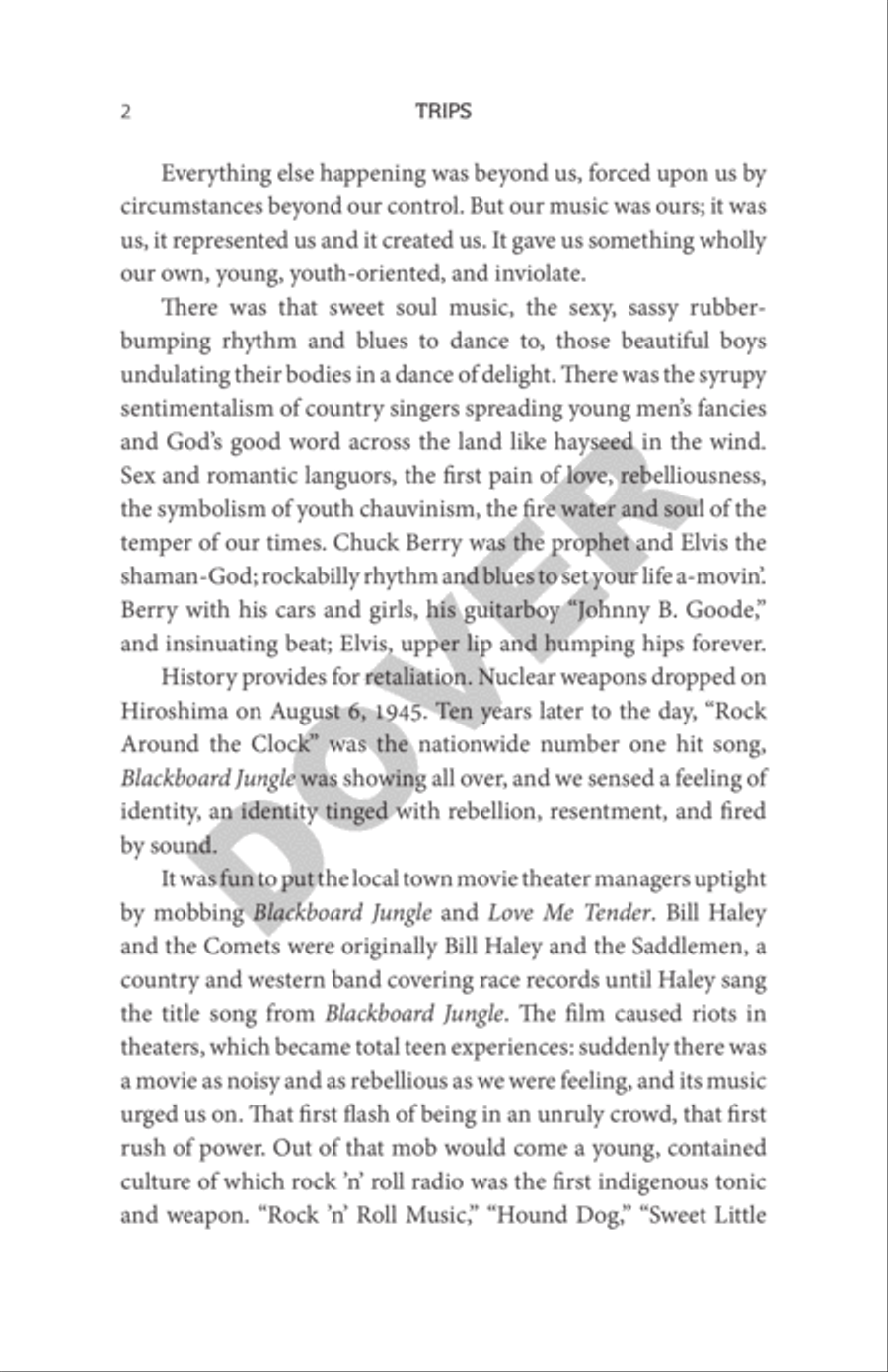 Trips -- Rock Life in the Sixties-Augmented Edition Collection / Songbook scores gallery preview page 6